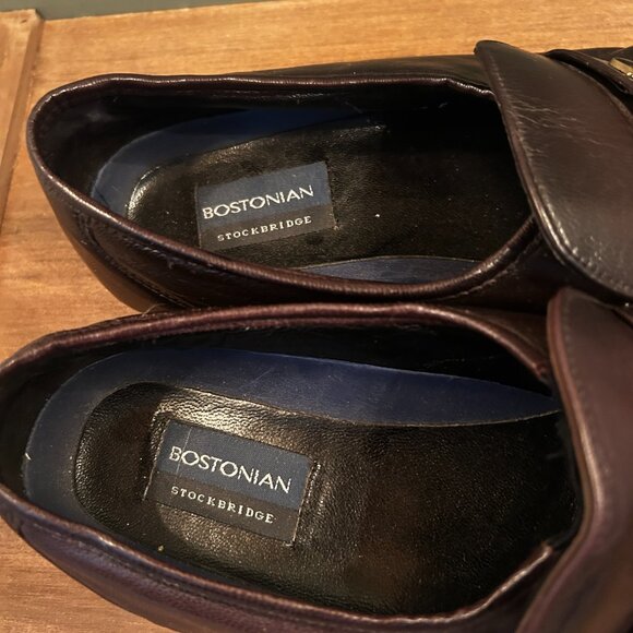 Bostonian Stockbridge Slip On Moc Loafer Dark Brown Size 10 - Picture 6 of 8